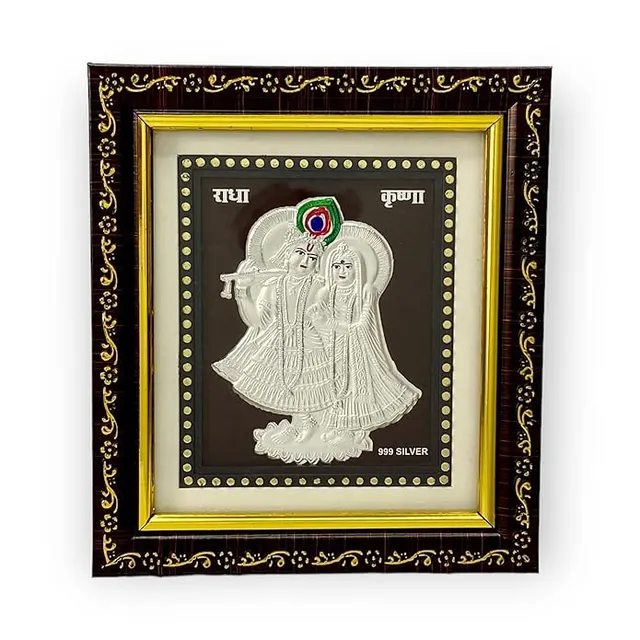 Hem Jewels 999 Pure Silver Radhe Krishna